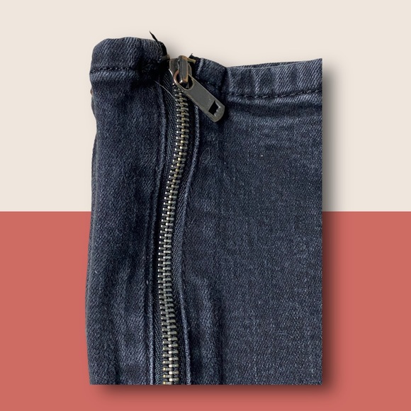 👖 LEVIS 511 SLIM FIT BLACK ANKLE ZIP JEANS W34 L32 - Picture 6 of 9